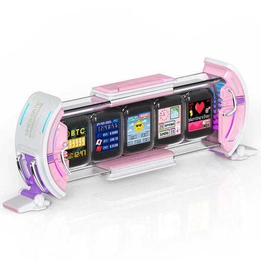 Divoom Times Gate – Reloj Inteligente y Monitor de Datos Cyberpunk