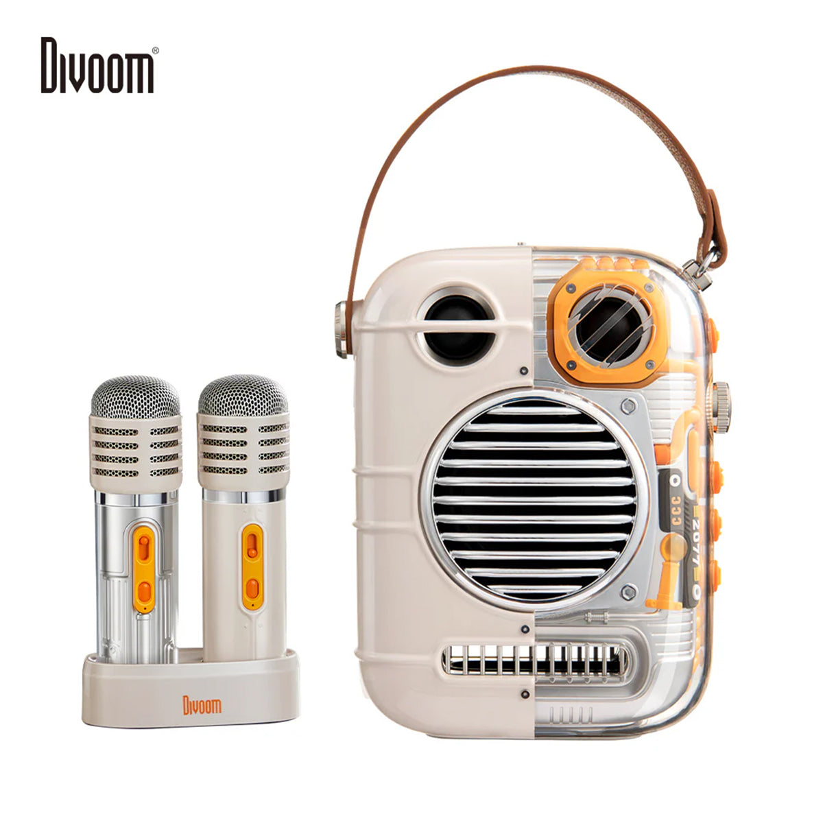 Divoom Spark-Pro – Altavoz Bluetooth de Alta Potencia & Sistema de Karaoke Pro