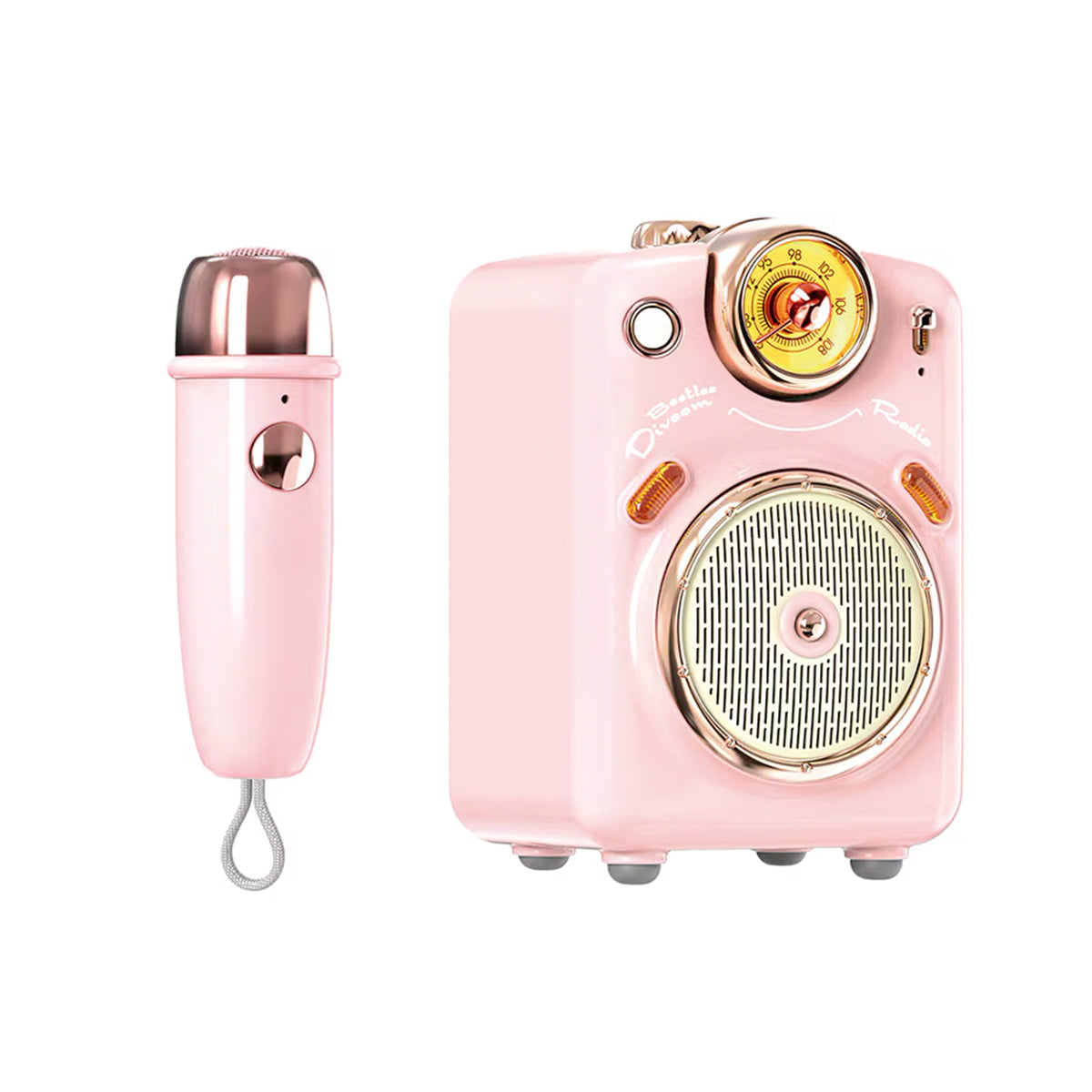 Divoom Fairy-2 – Altavoz Retro Premium con Sistema de Karaoke