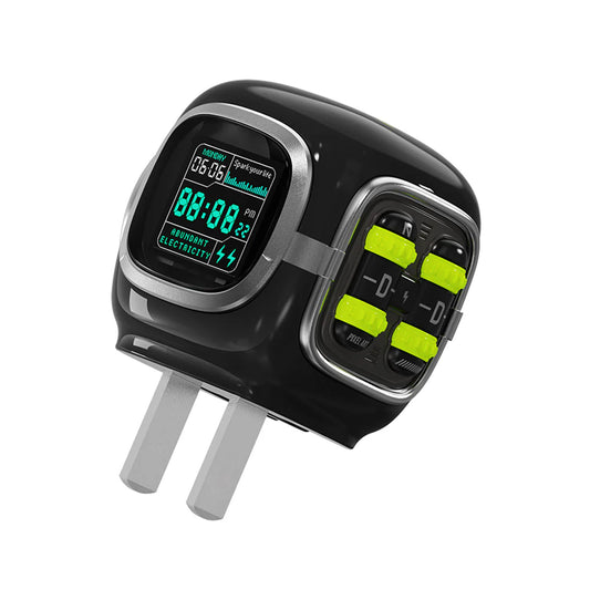 Cargador Divoom Dipow 35W GaN – Energía Inteligente con Estilo Retro