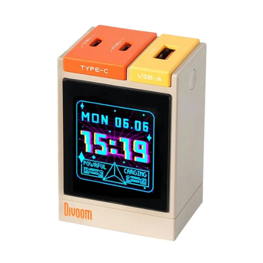 Cargador Multi-puerto Divoom Dipow-67 GaN – Pixel Art & Potencia Extrema