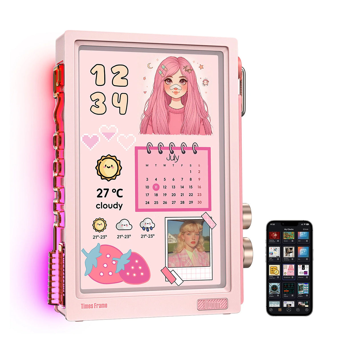 Divoom Times Frame – Marco Digital Inteligente Wi-Fi