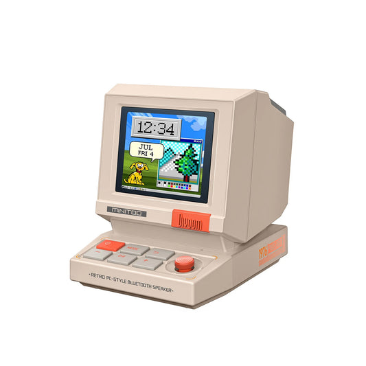 Divoom MiniToo – Altavoz Bluetooth Retro & Arte Digital Portátil