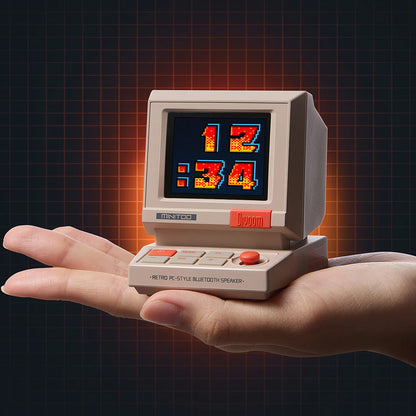 Divoom MiniToo – Altavoz Bluetooth Retro & Arte Digital Portátil