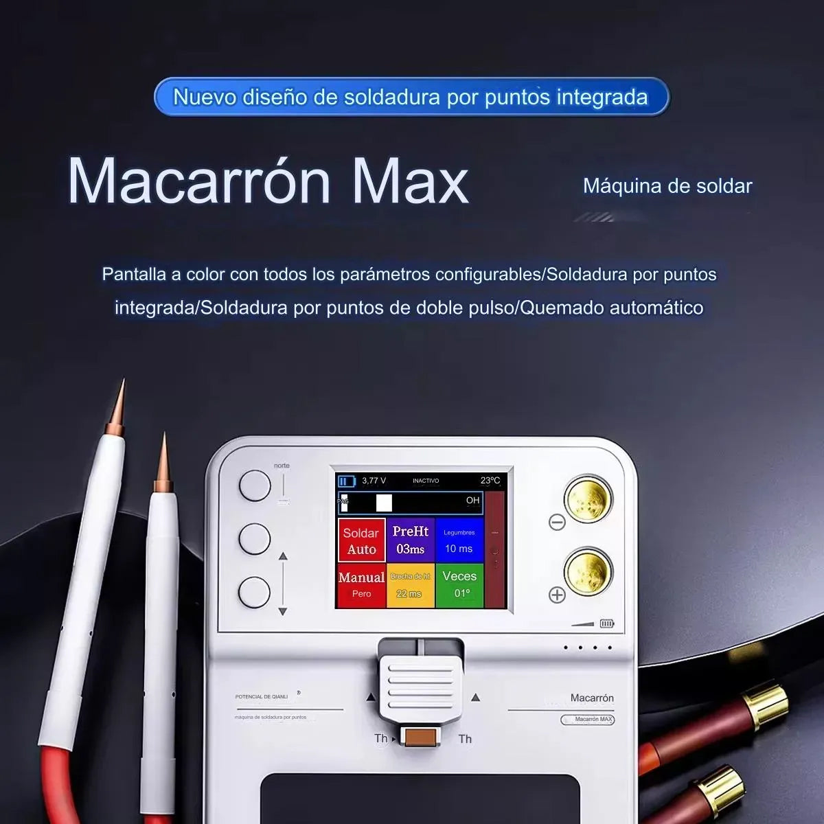 Estación Soldador compatible con Baterías Qianli Macaron Max