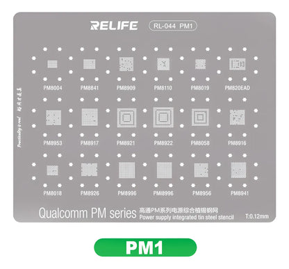 STENCIL 0.12MM Relife RL-044 PM1 Qualcomm series PM