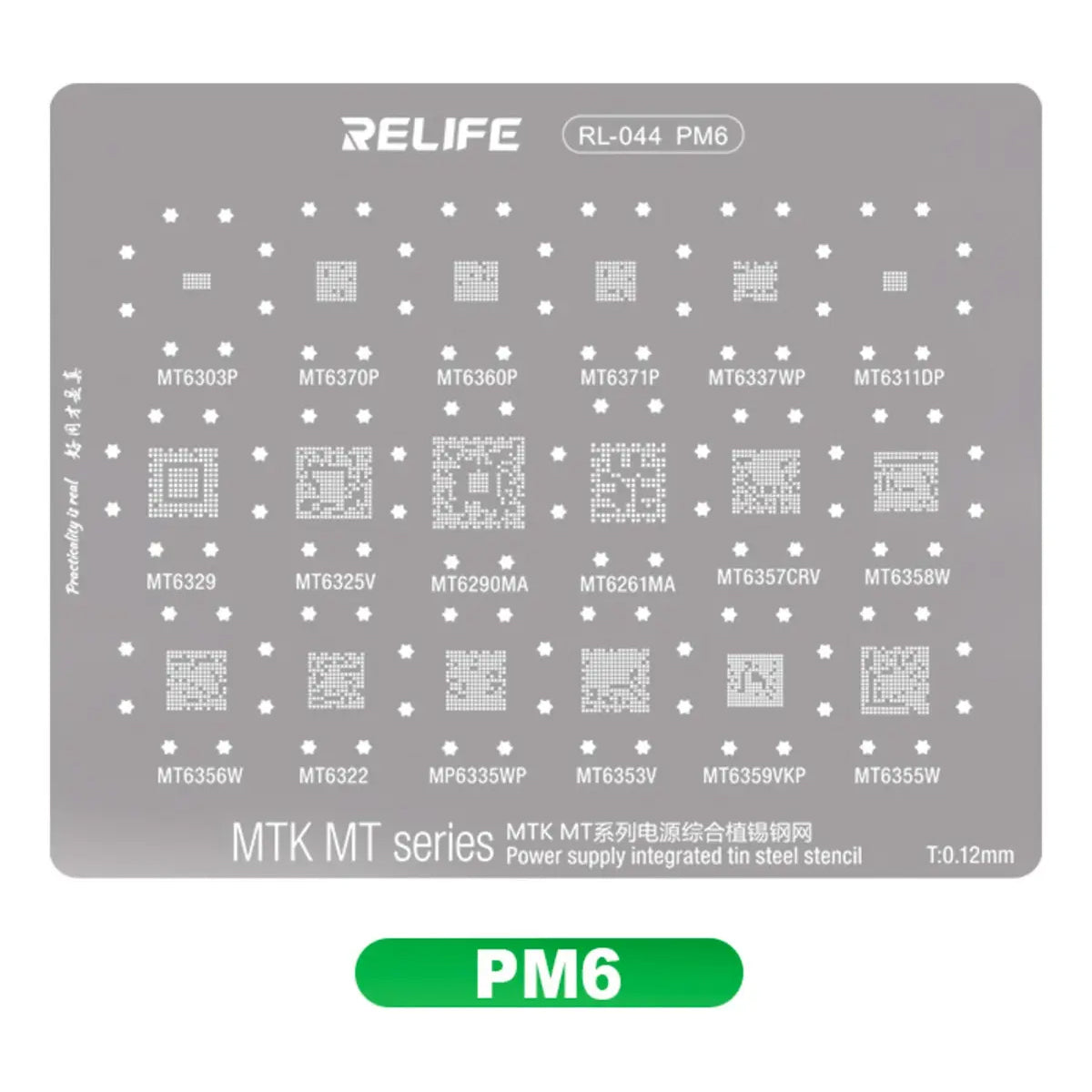 Stencil MKT MT Series Relife RL-044 PM6