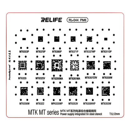 Stencil MKT MT Series Relife RL-044 PM6