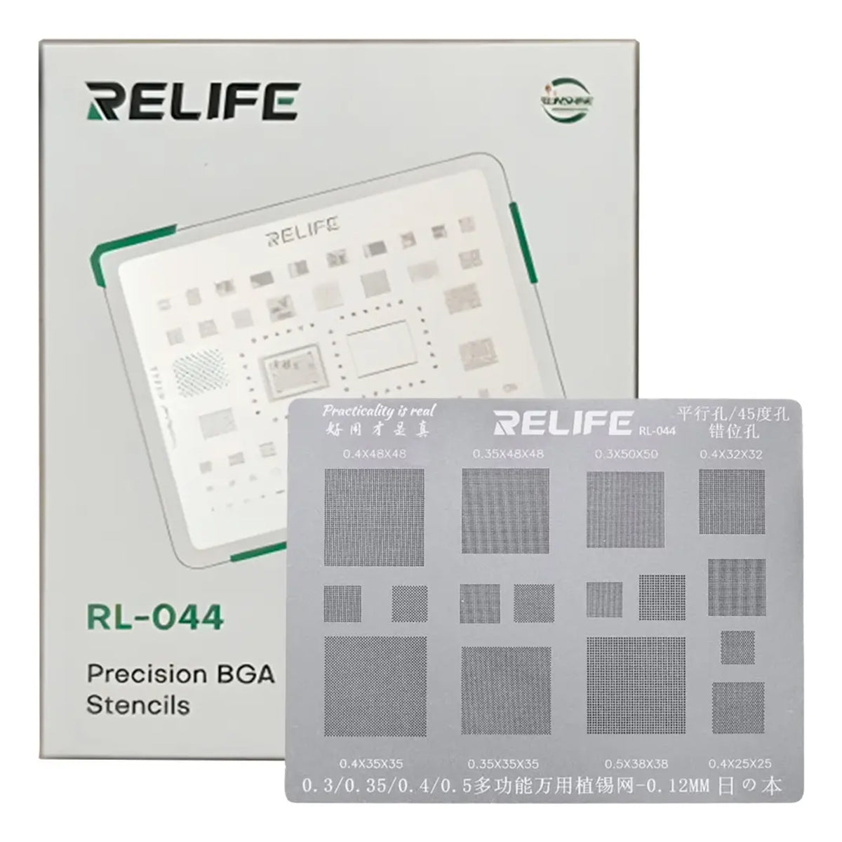 Stencil BGA Relife RL-044 para Reballing