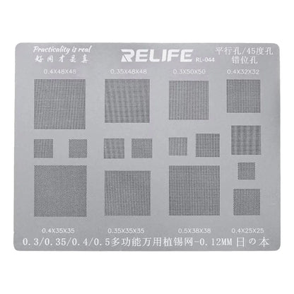 Stencil BGA Relife RL-044 para Reballing