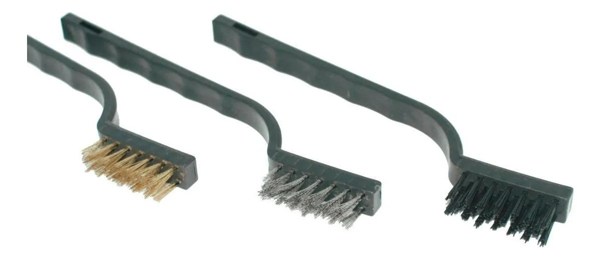 Kit de Cepillos Sunshine SS-046 - Plata/Dorada + Anti estática