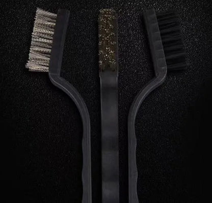 Kit de Cepillos Sunshine SS-046 - Plata/Dorada + Anti estática