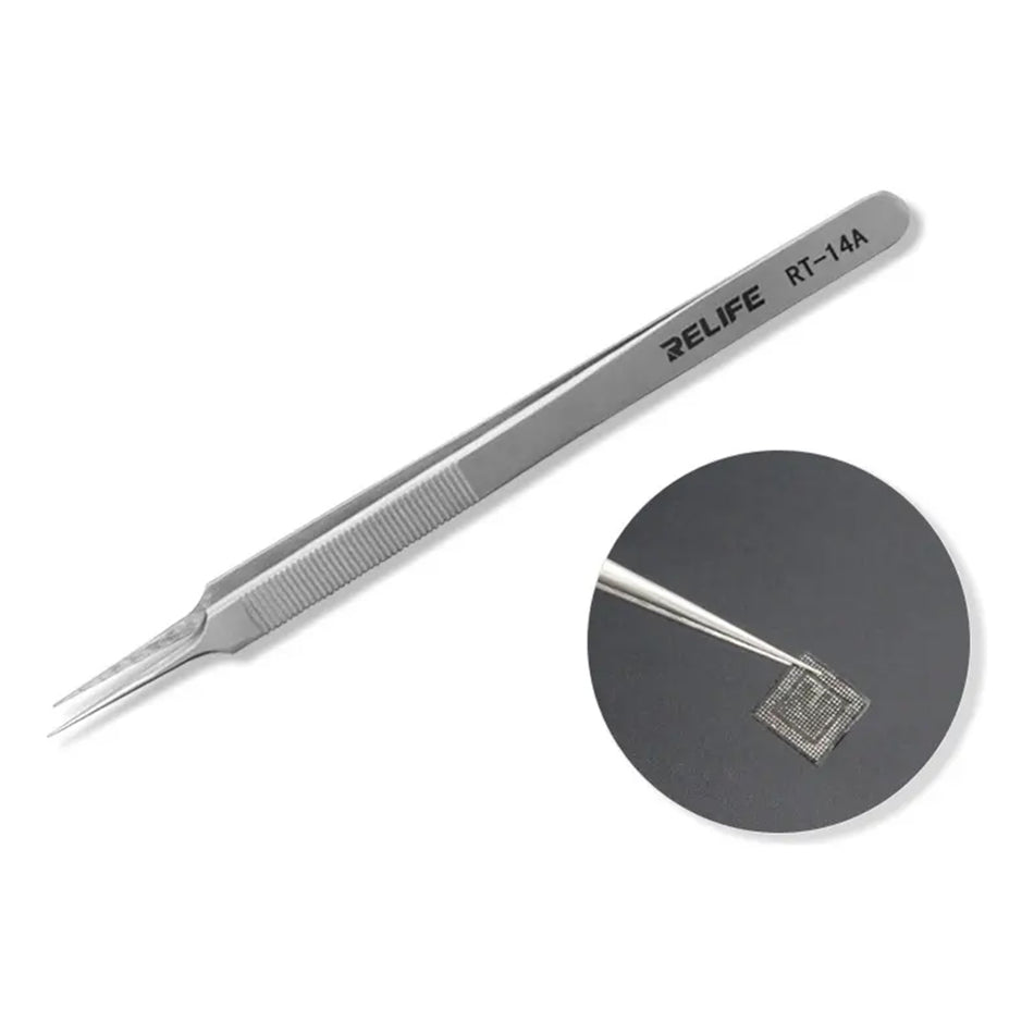 Pinza de Precisión Punta Recta RELIFE RT-14A