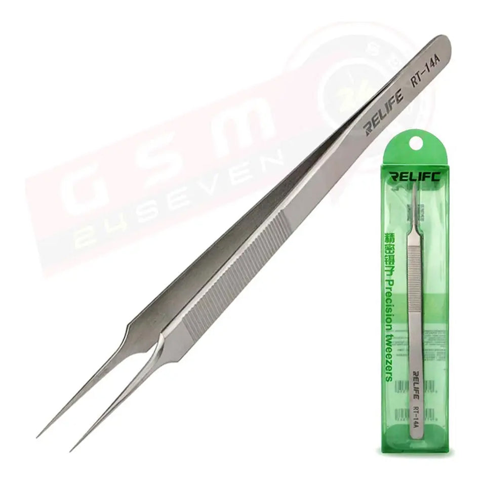 Pinza de Precisión Punta Recta RELIFE RT-14A
