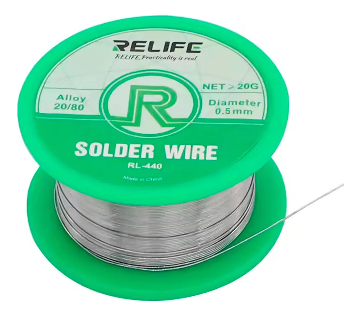 Microalambre de Soldadura Electrónica Relife