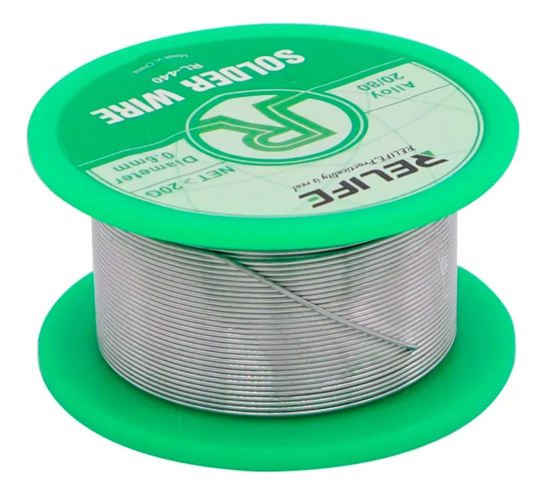 Microalambre de Soldadura Electrónica Relife