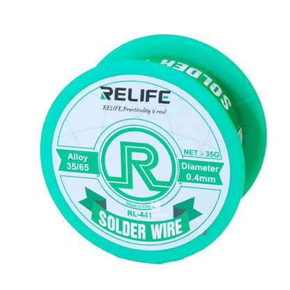 Alambre de Soldadura Relife RL-441 (55g) – Alta Pureza y Brillo Profesional