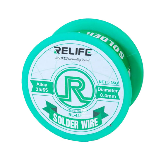 Alambre de Soldadura Relife RL-441 (55g) – Alta Pureza y Brillo Profesional