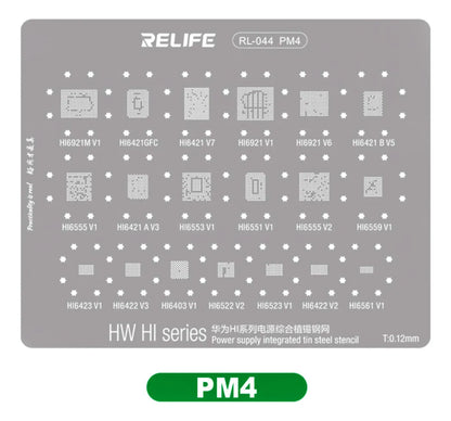 STENCIL 0.12MM Relife RL-044 PM4 Huawei HI series