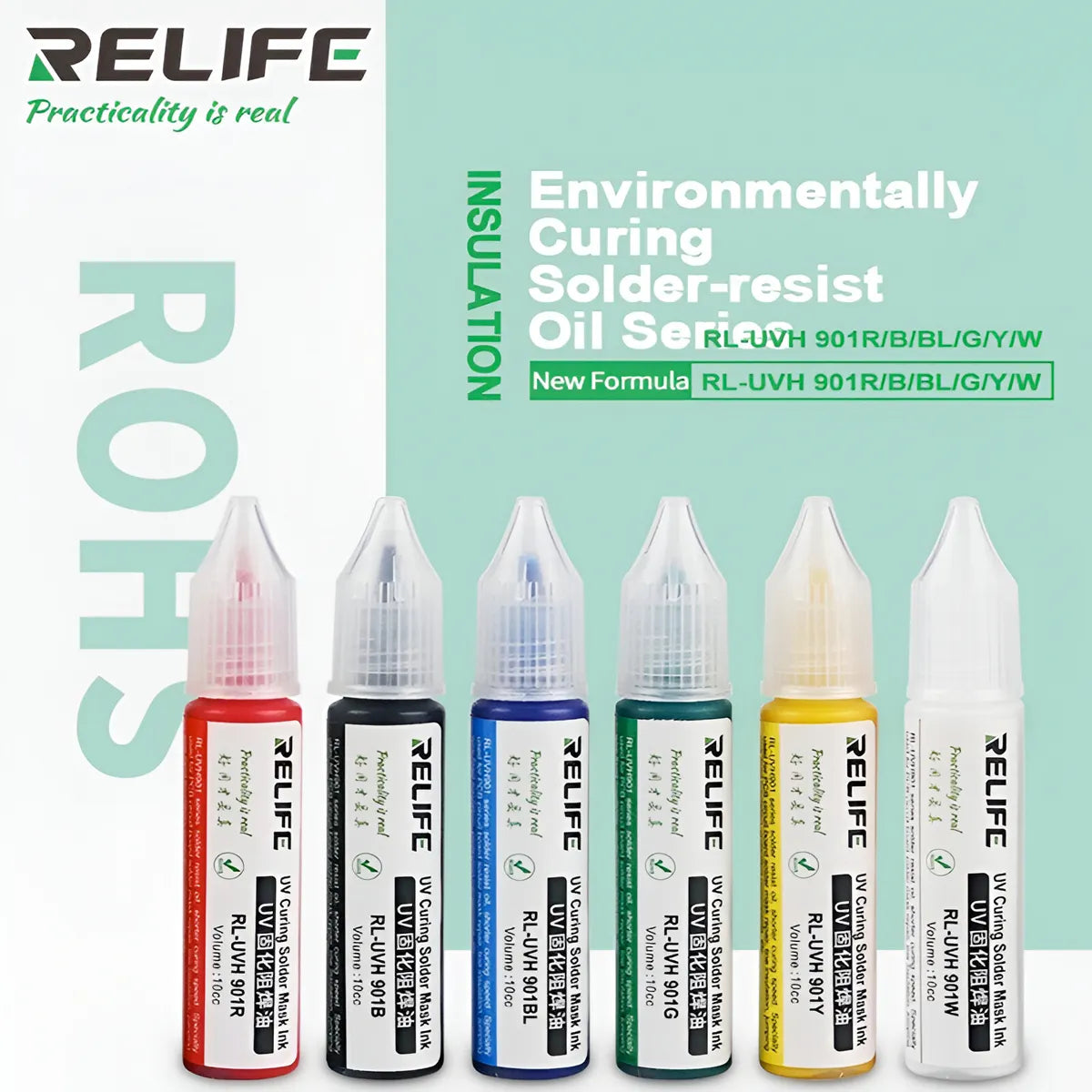 Máscara UV Relife RL-UVH901Y Protectora Soldadura Celulares