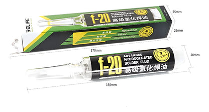 Pasta de Soldadura Flux en Jeringa Transparente Relife F-20