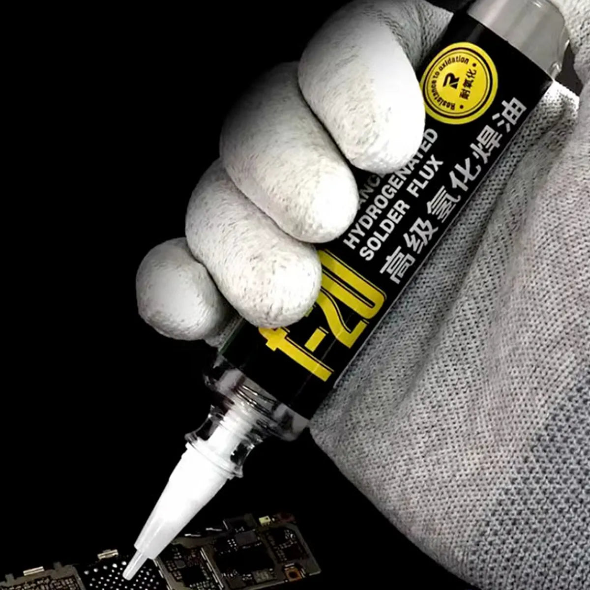 Pasta de Soldadura Flux en Jeringa Transparente Relife F-20