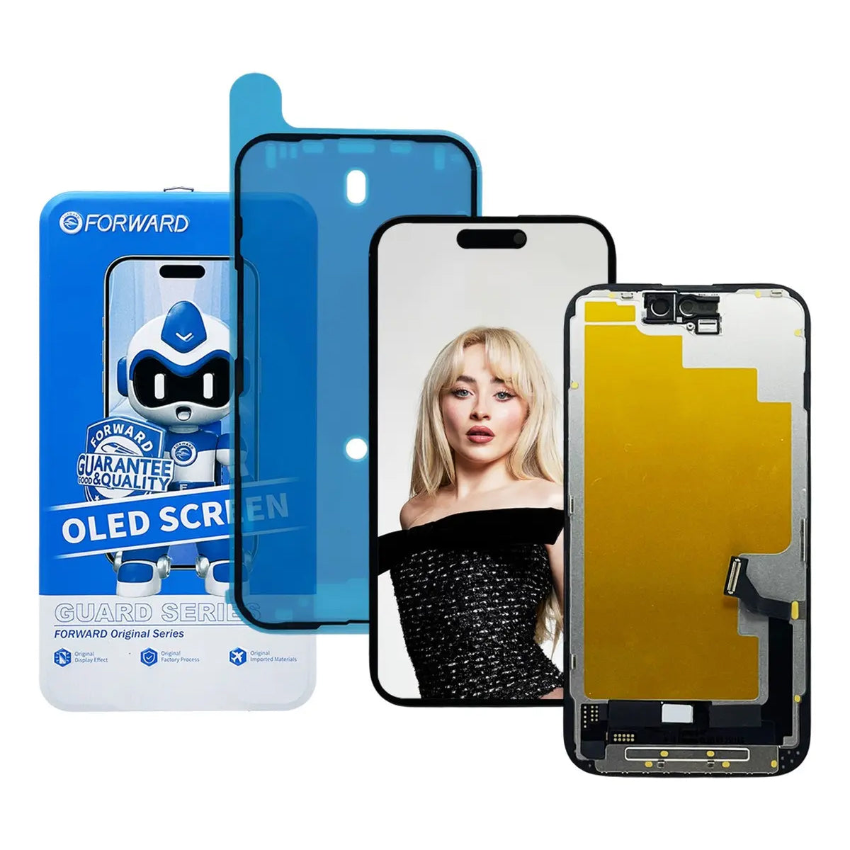 Pantalla compatible con iPhone 15
