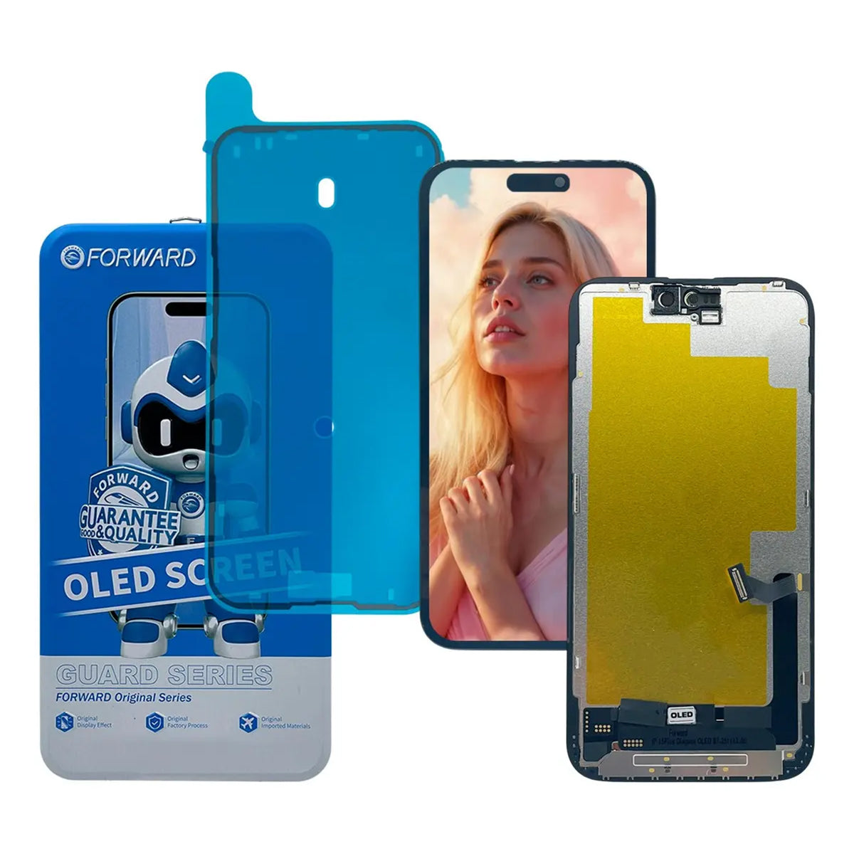 Pantalla compatible con iPhone 15 Plus