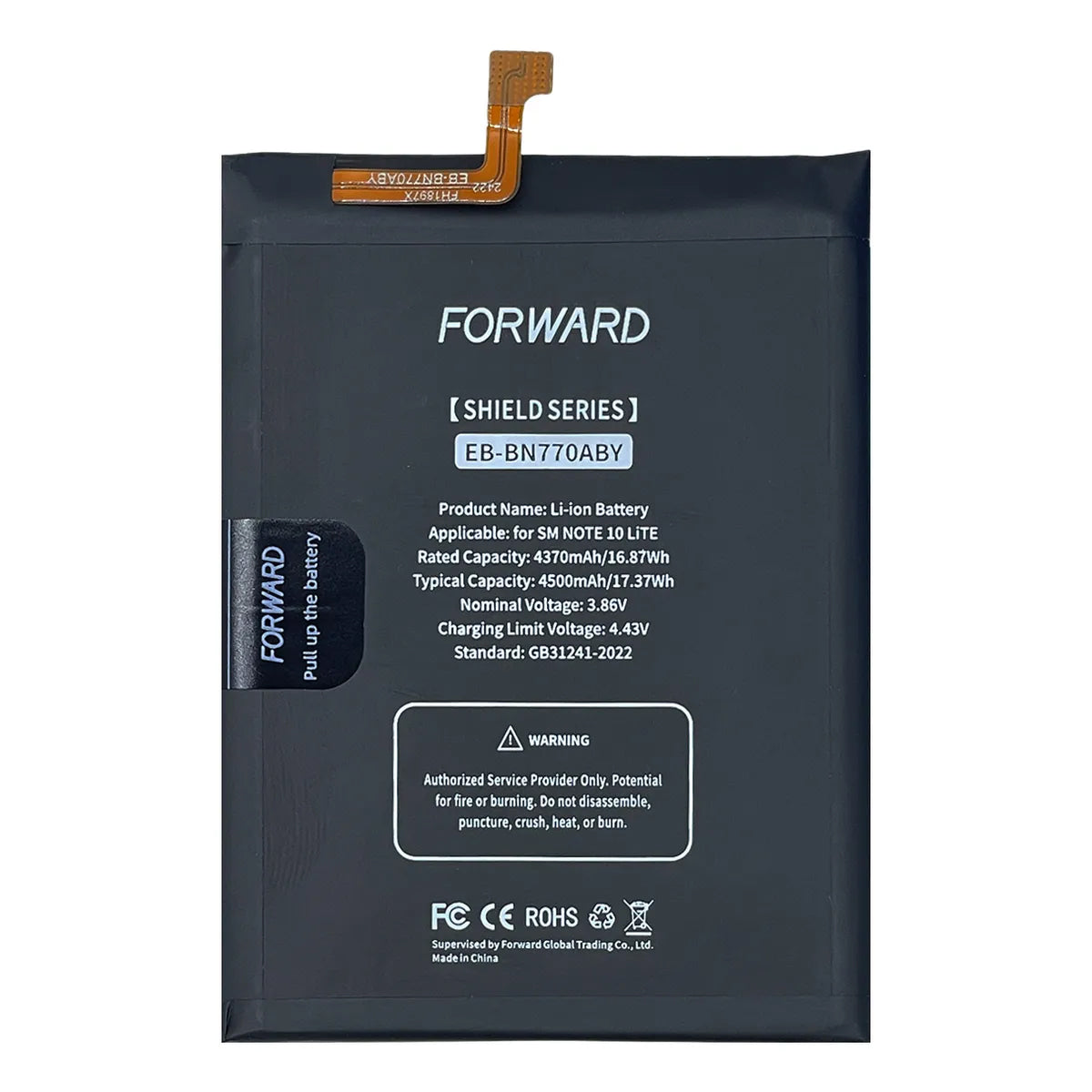 Batería Forward compatible con Samsung Note 10 Lite