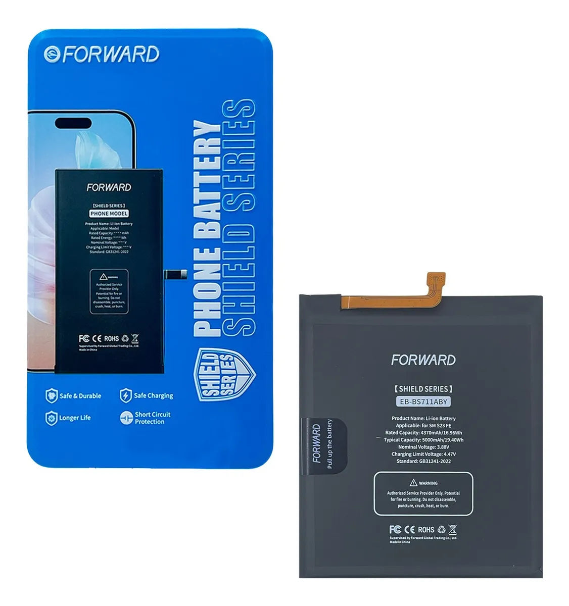 Batería compatible con Samsung S23 FE EB-BS711ABY - Forward