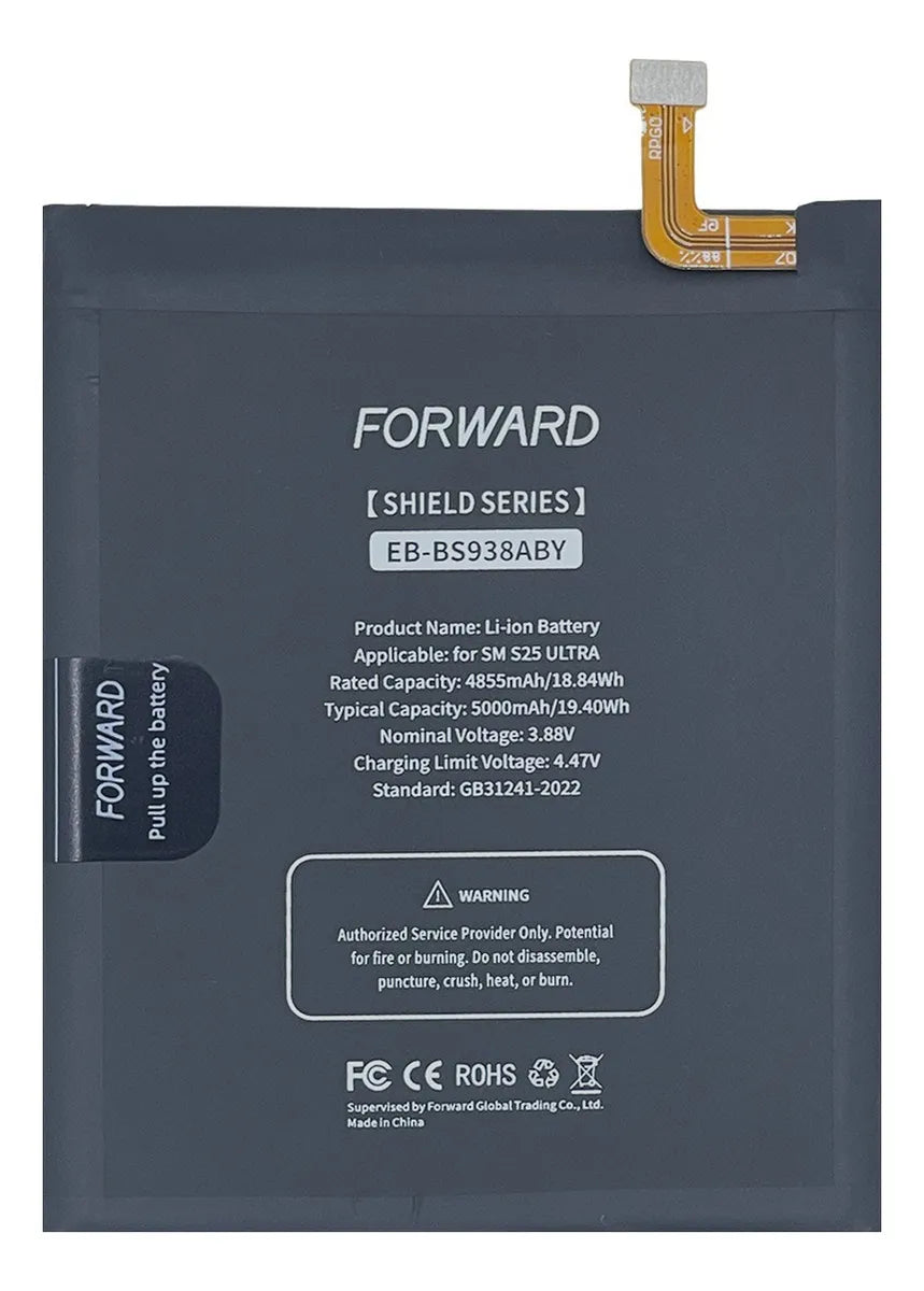 Batería compatible con Samsung S25 Ultra EB-BS938ABY - Forward