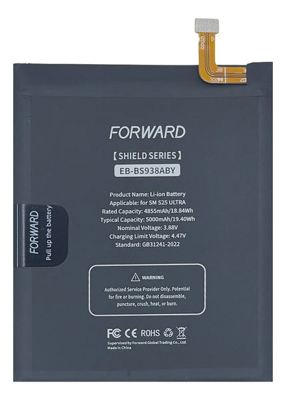 Batería compatible con Samsung S25 Ultra EB-BS938ABY - Forward