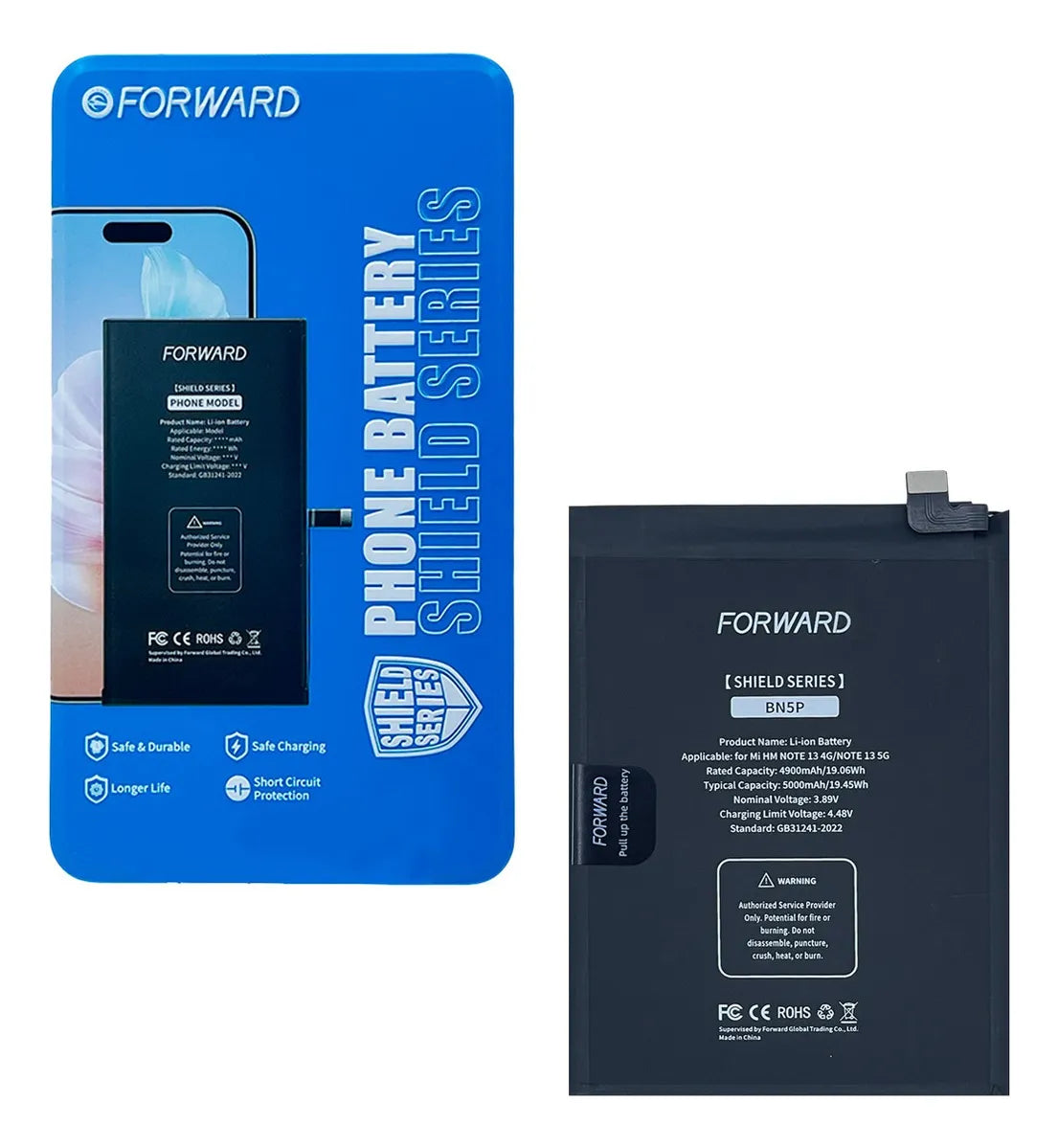 Batería para Redmi Note 13 4G / Note 13 5G BN5P - Forward