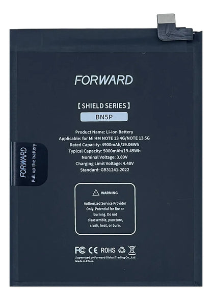 Batería para Redmi Note 13 4G / Note 13 5G BN5P - Forward