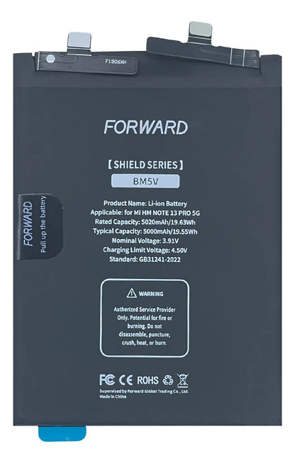 Batería compatible con Redmi Note 13 Pro 5G BM5V - Forward