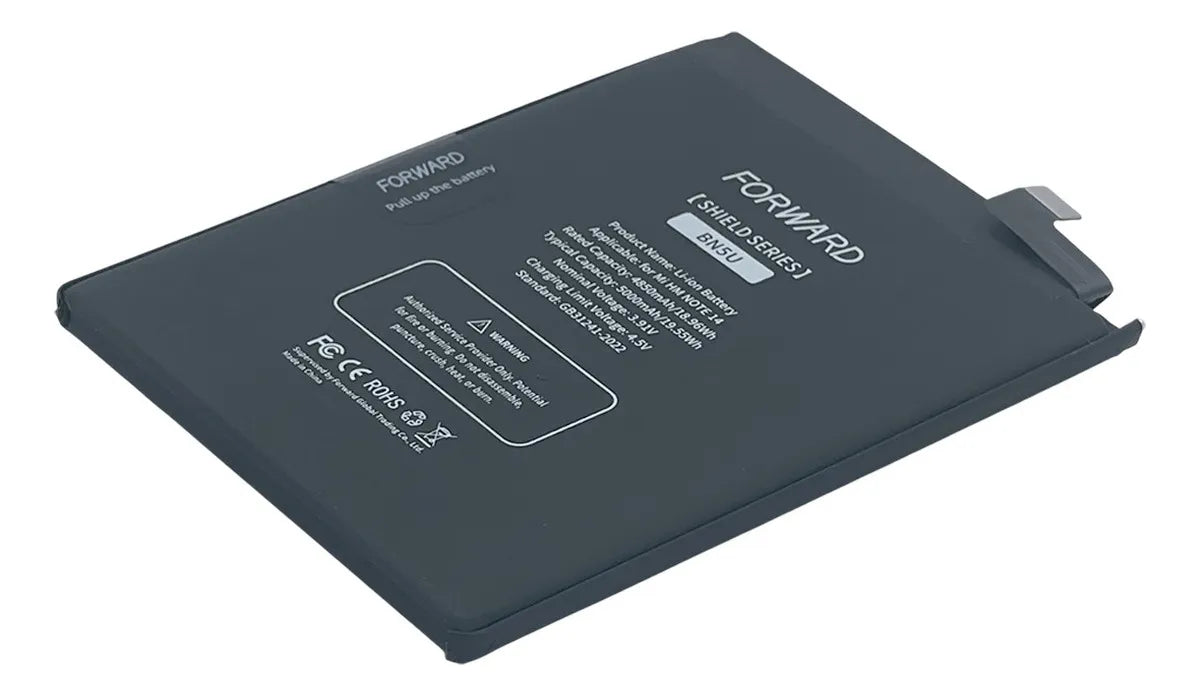 Batería compatible con Redmi Note 14 5G BN5U - Forward