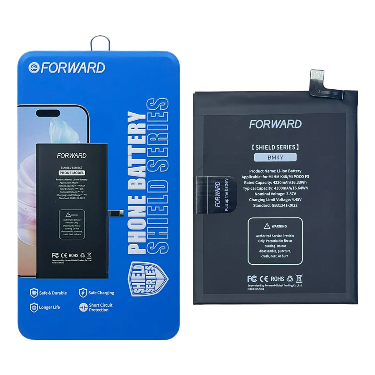 Batería Forward compatible con Xiaomi Redmi K40 Series