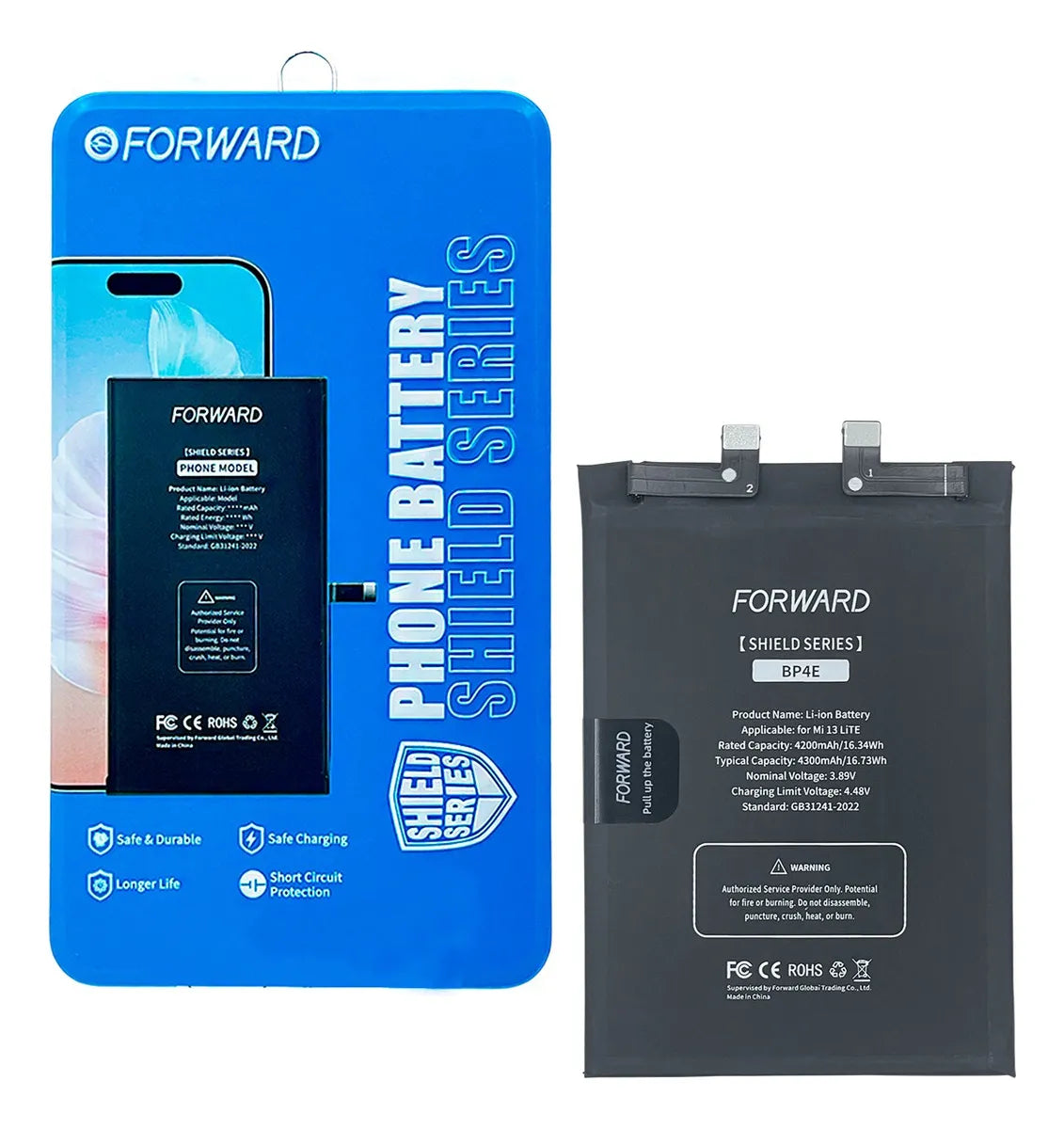 Batería compatible con Xiaomi 13 Lite 2210129SG BP4E - Forward