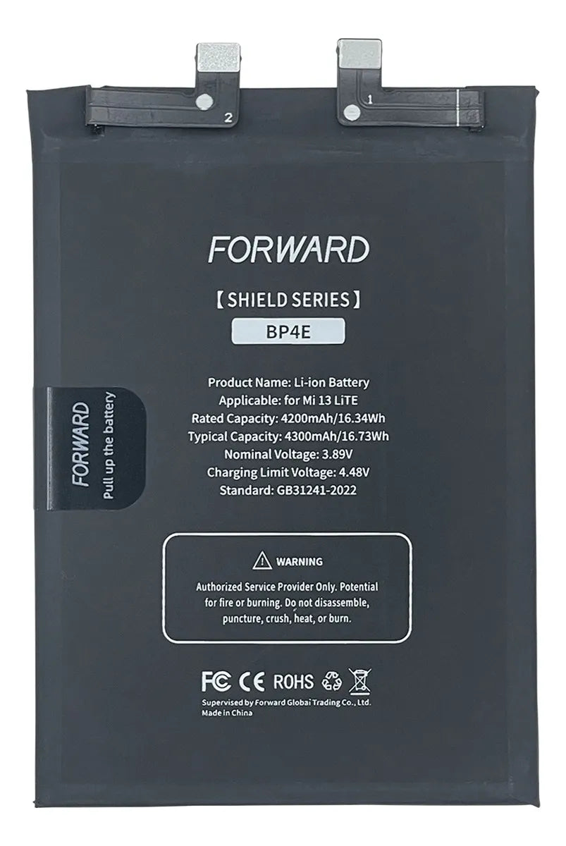 Batería compatible con Xiaomi 13 Lite 2210129SG BP4E - Forward
