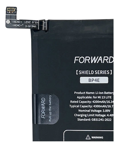 Batería compatible con Xiaomi 13 Lite 2210129SG BP4E - Forward