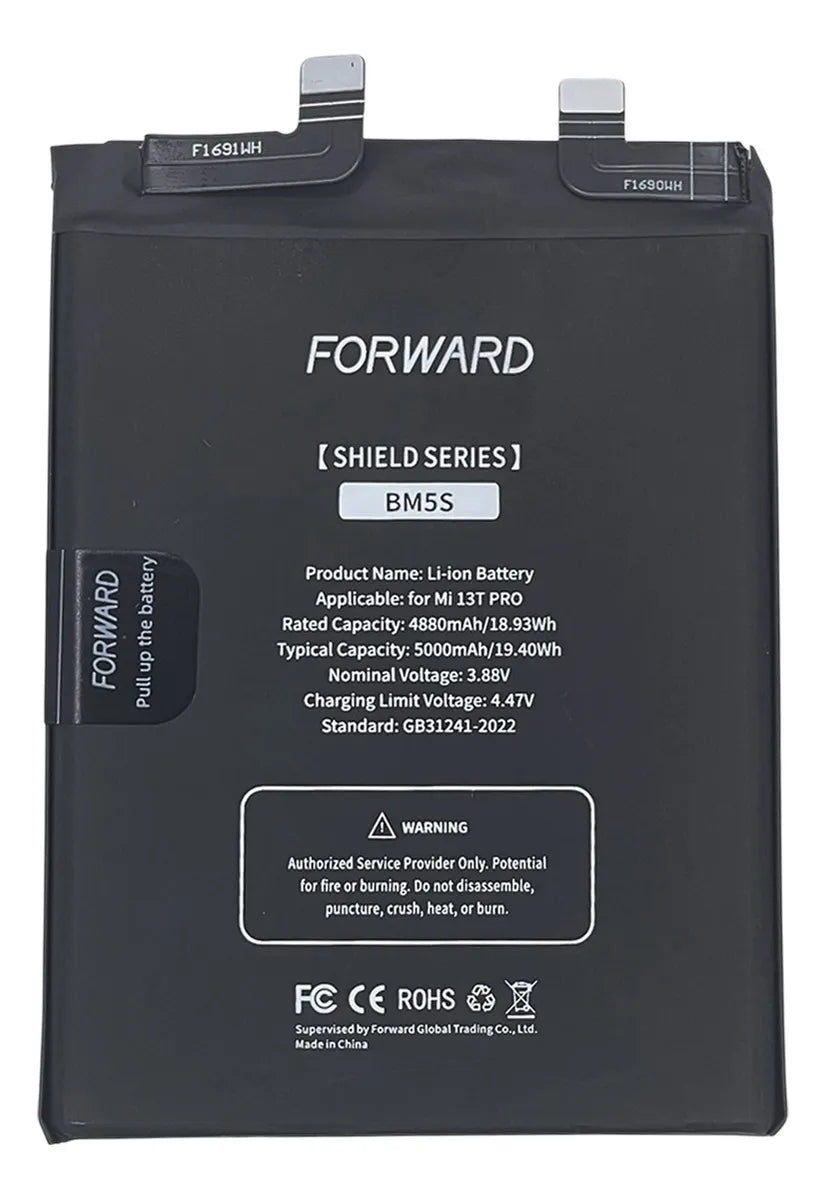 Batería compatible con Xiaomi 13T Pro 23078PND5G BM5S - Forward