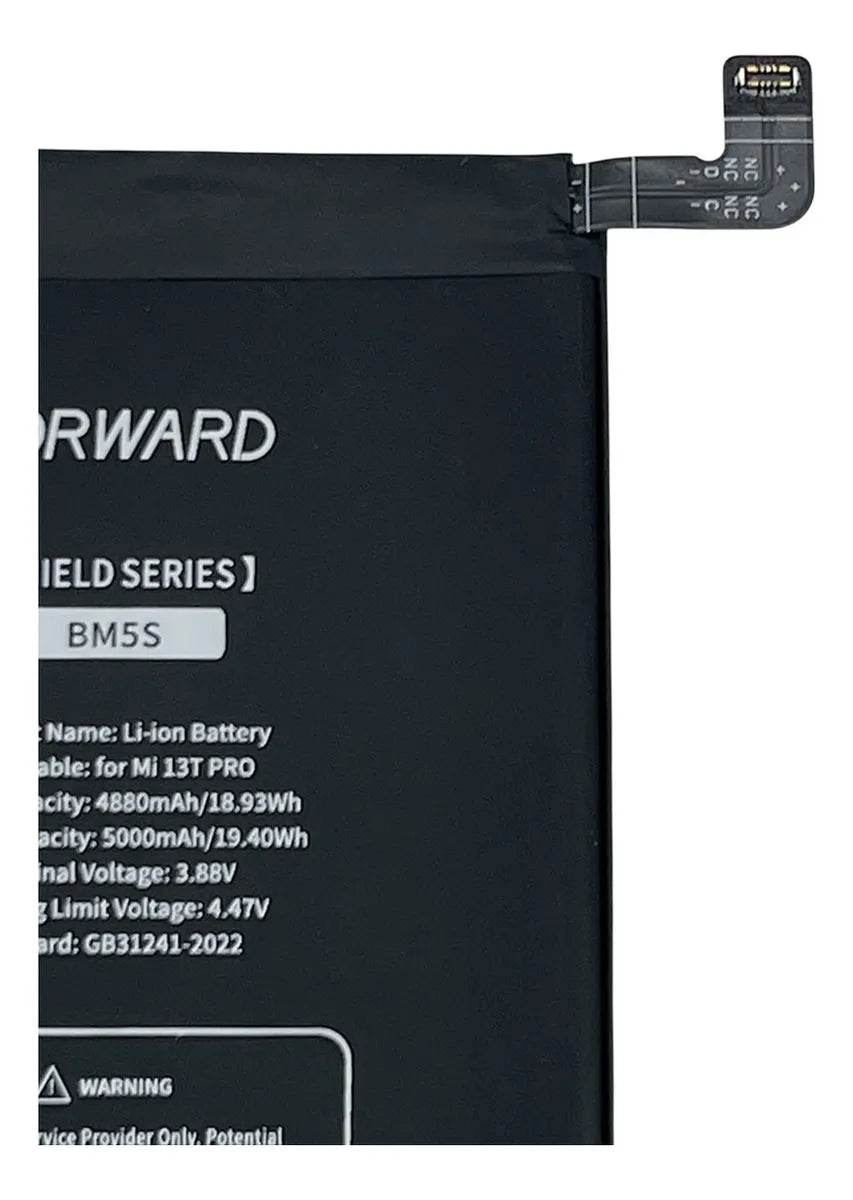 Batería compatible con Xiaomi 13T Pro 23078PND5G BM5S - Forward