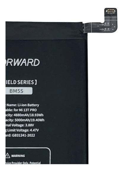 Batería compatible con Xiaomi 13T Pro 23078PND5G BM5S - Forward