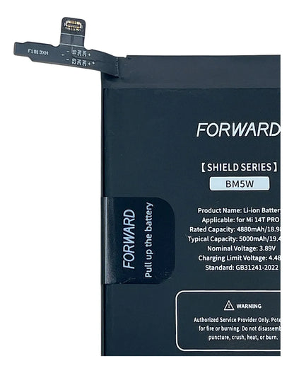 Batería compatible con Xiaomi 14T Pro BM5W - Forward