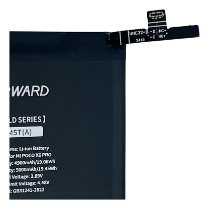 Batería compatible con Xiaomi Poco X6 Pro BM5T (A) - Forward