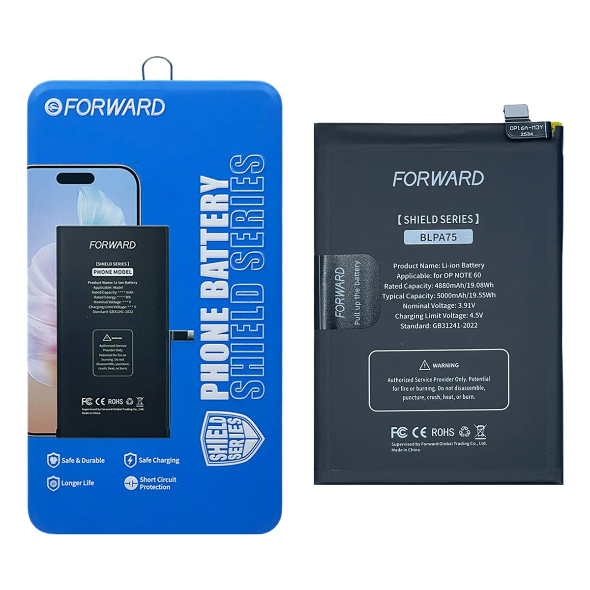 Batería Forward compatible con Realme Note 60