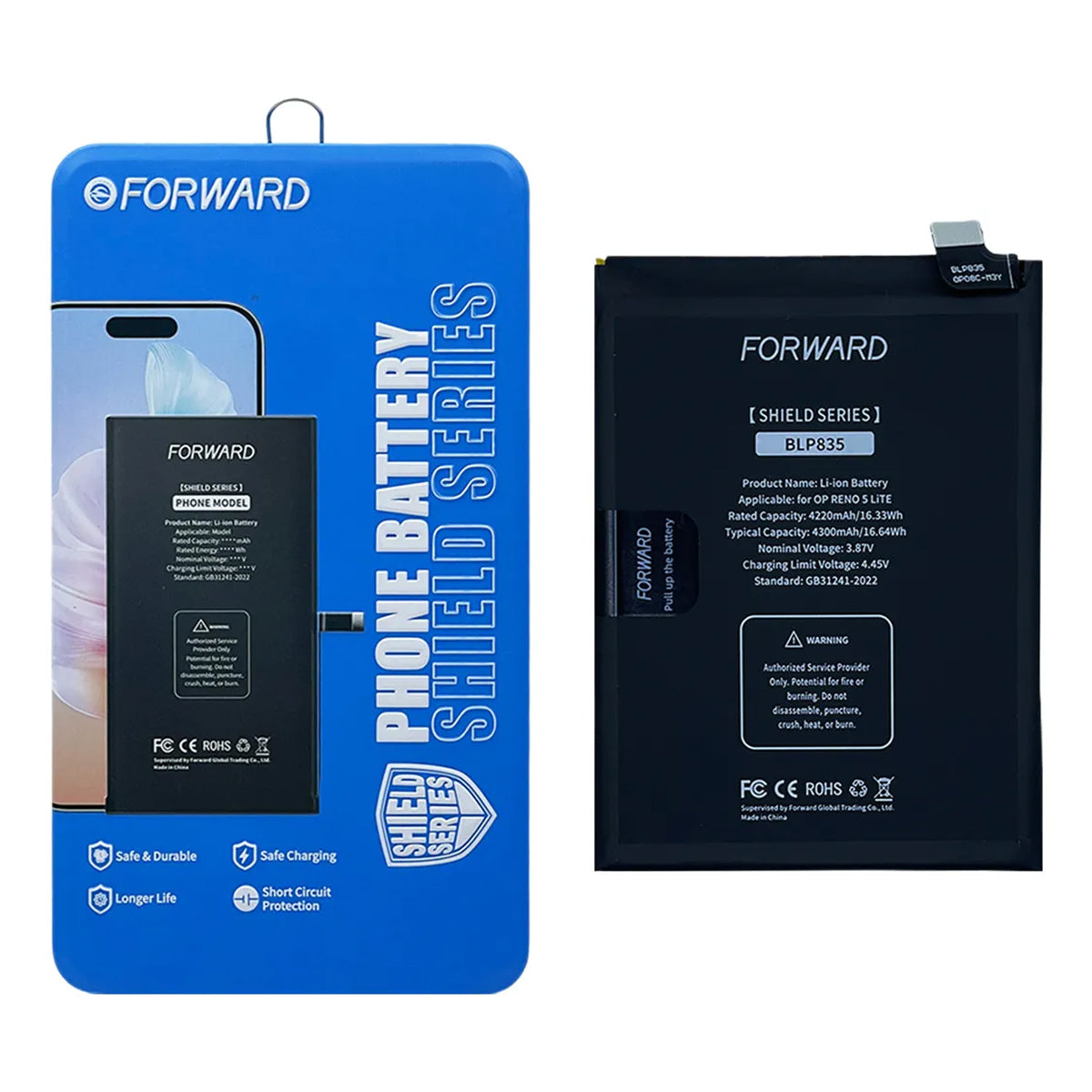 Batería Forward Premium compatible con Oppo Reno 5 Lite