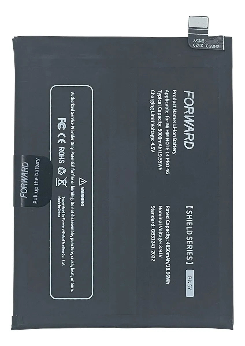 Batería compatible con Redmi Note 14 Pro 4G BN5Y - Forward