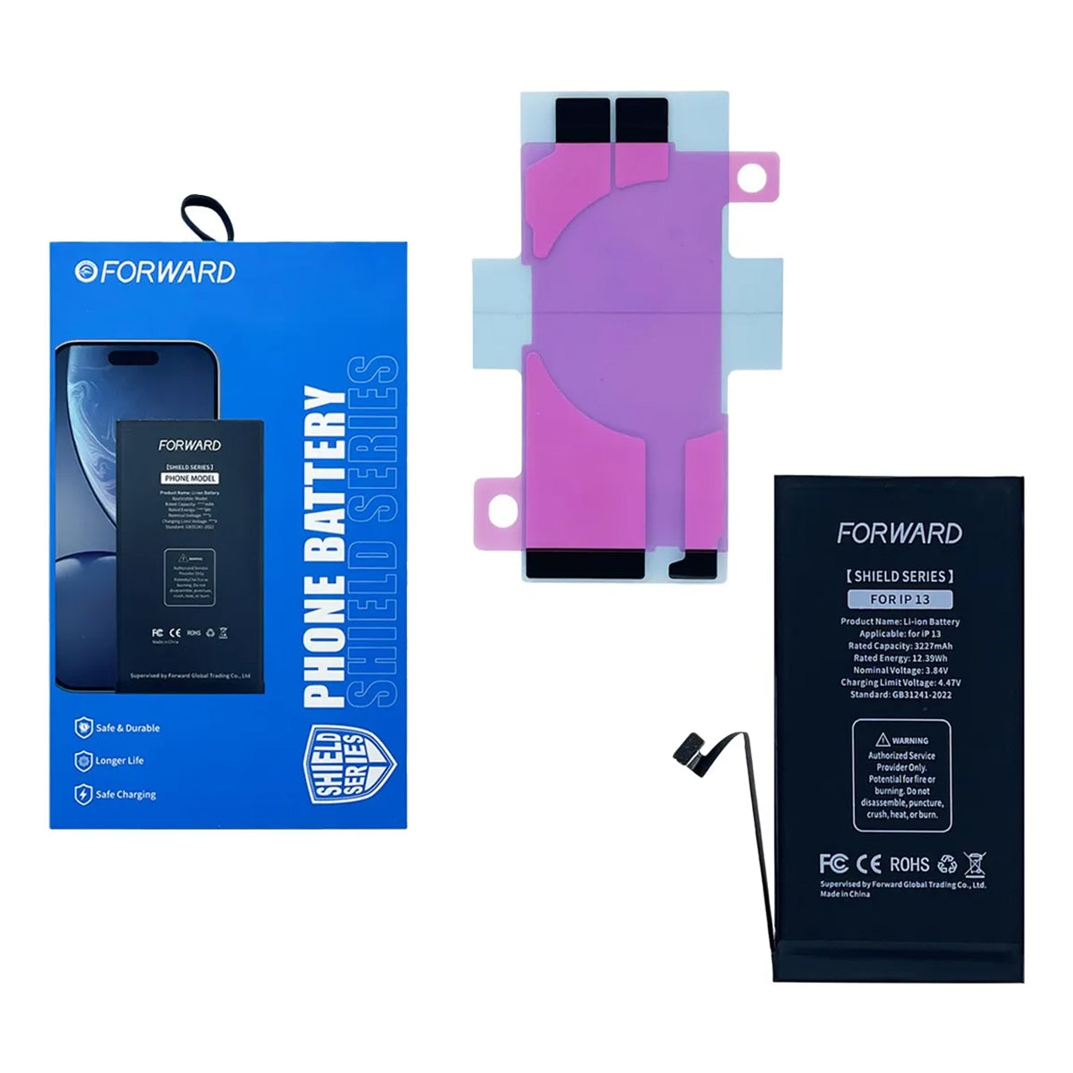 Batería Forward Autoprogramable compatible con Serie iPhone 13 – Capacidad Estándar