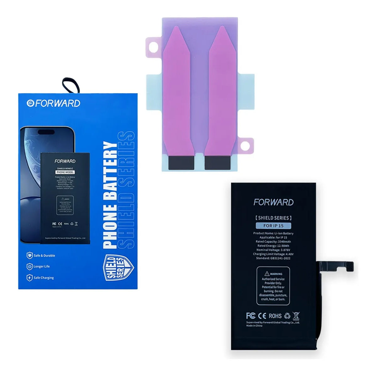 Batería Forward Autoprogramable compatible con Serie iPhone 15